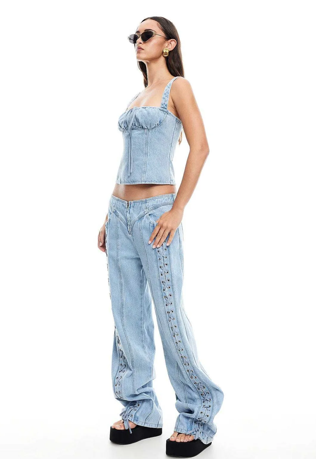 Daydream Tie Up Jeans
