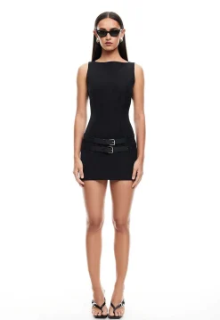 Ethereal Buckle Mini Dress