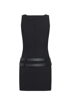Ethereal Buckle Mini Dress